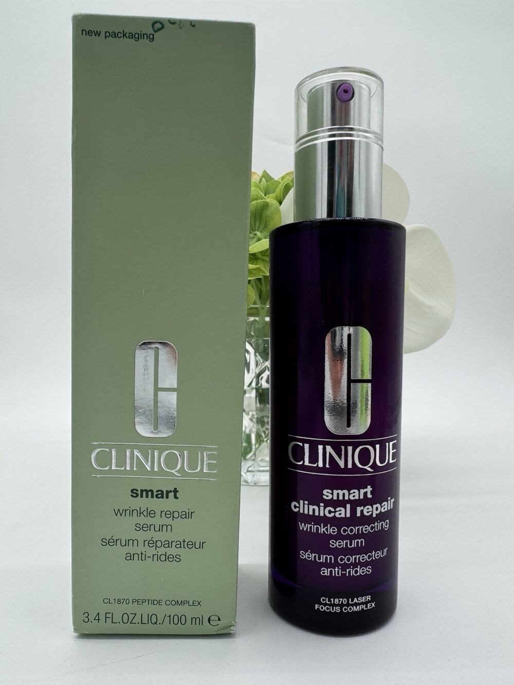 Clinique Smart Clinical Repair Wrinkle Correcting Serum 3.4oz / 100ml New In Box